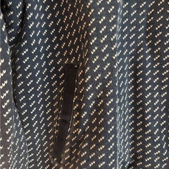 L.L. Bean Navy Nautical Blue Zip Up Sweater - Picture 3 of 5